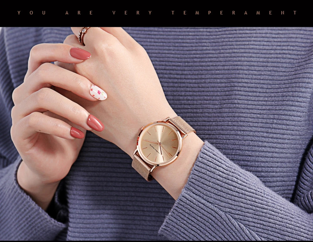 Rose Aura Luxury Watch