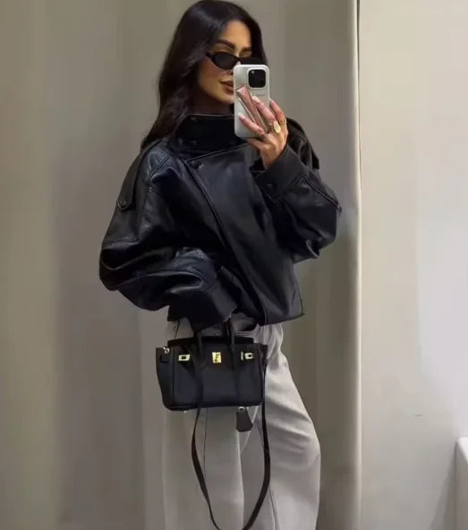 Urban Edge Leather Jacket