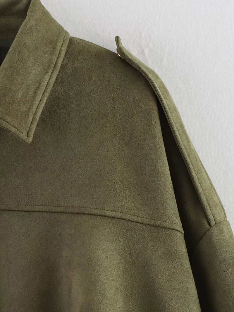 Vintage Luxe Bomber Jacket