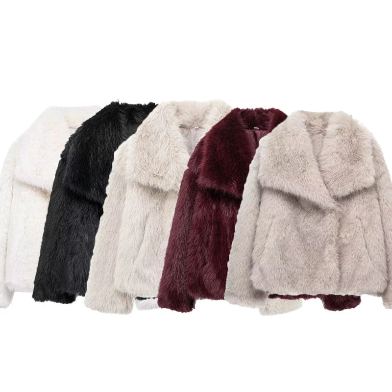 Luxe Cloud Faux Fur Coat