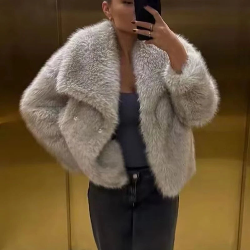 Luxe Cloud Faux Fur Coat