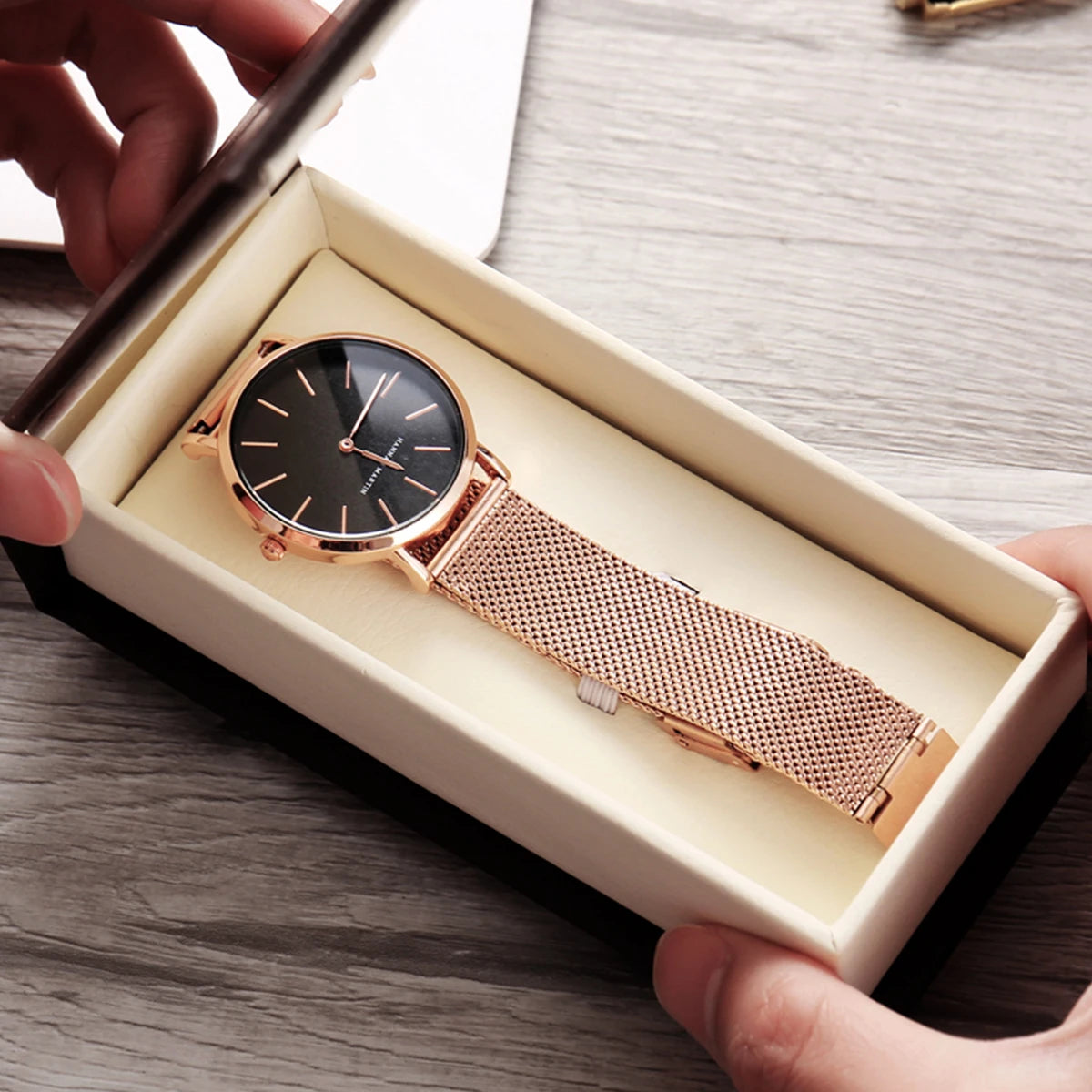 Rose Aura Luxury Watch