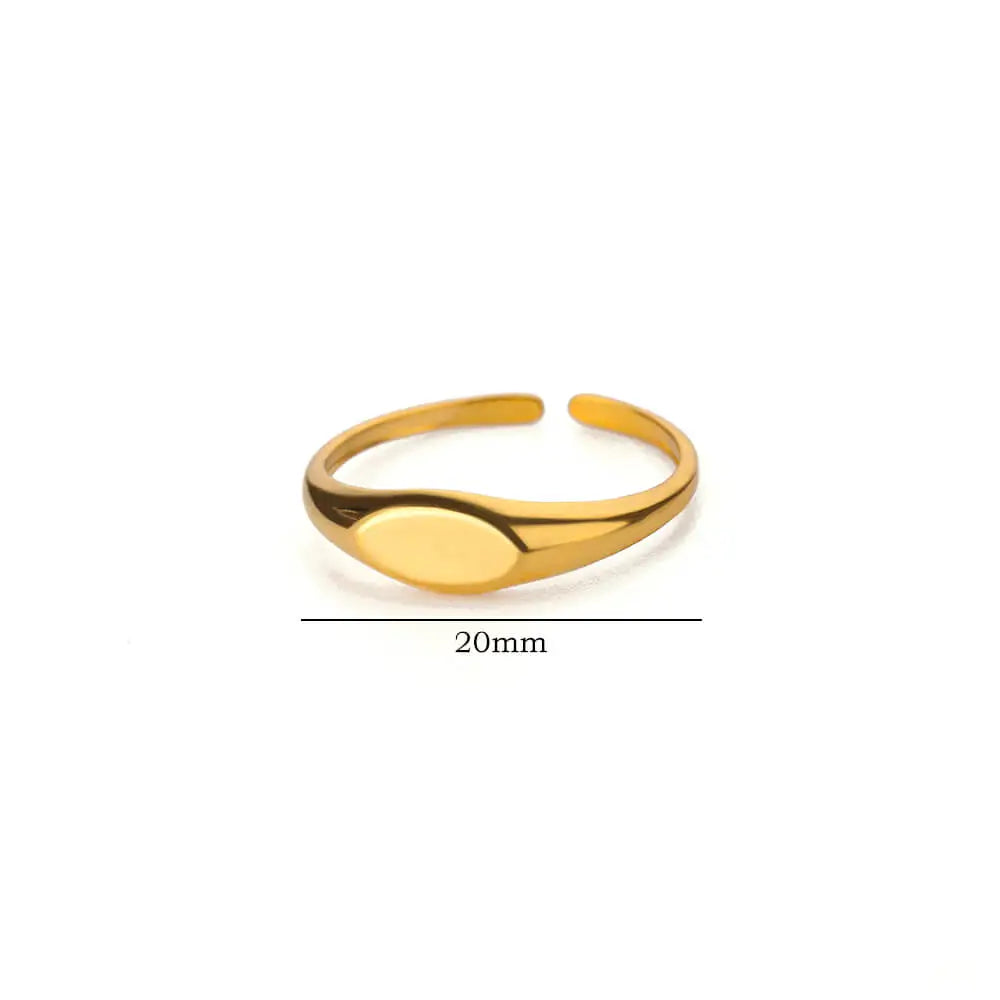 Oval Adjustable Ring