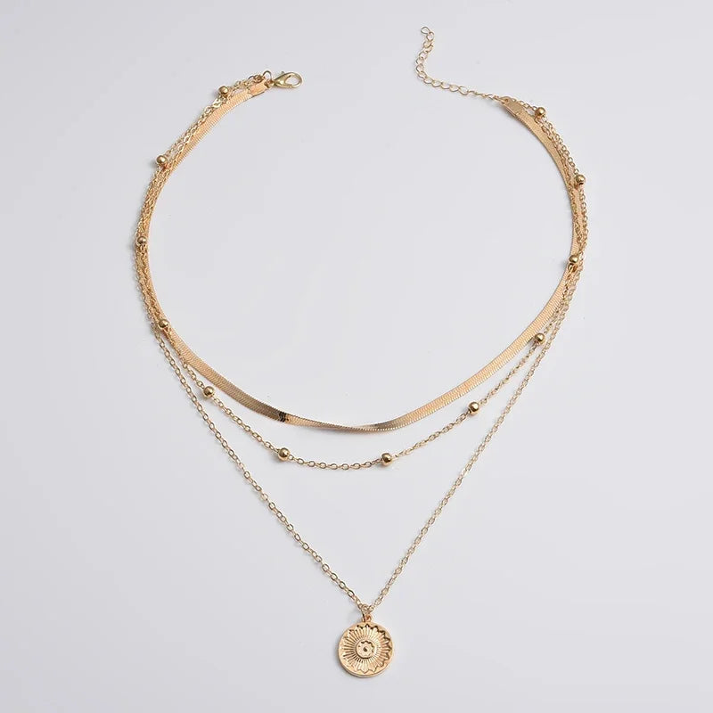 Round Pendant Necklace