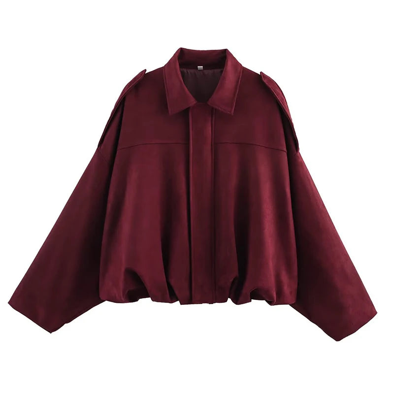 Vintage Luxe Bomber Jacket