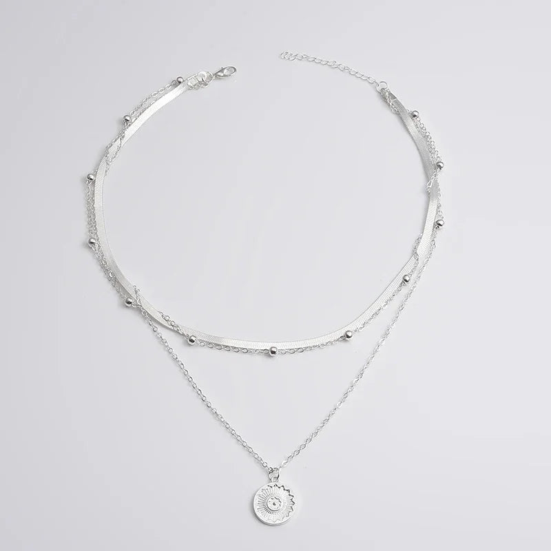 Round Pendant Necklace