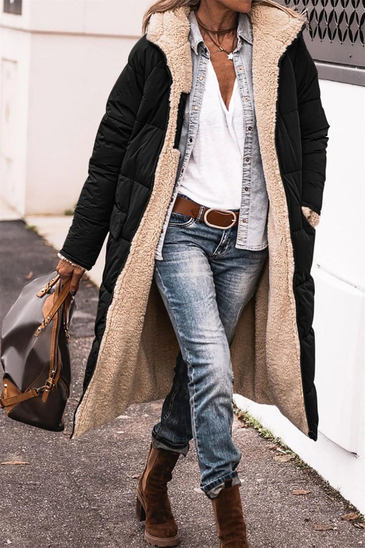 Aurora Reversible Quilted Puffer