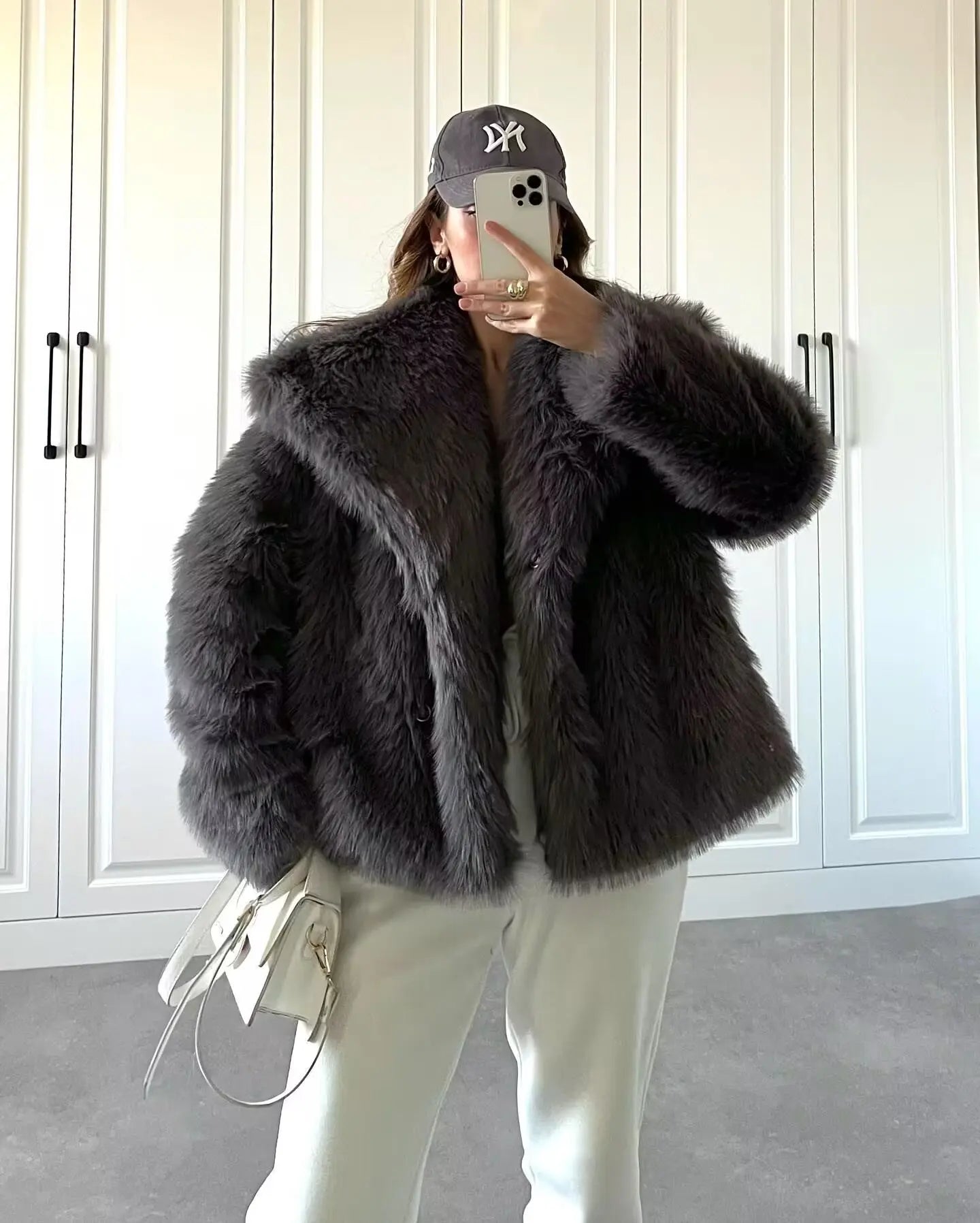 Luxe Cloud Faux Fur Coat