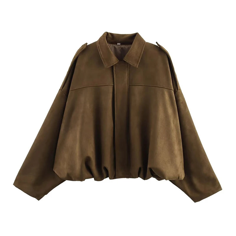 Vintage Luxe Bomber Jacket