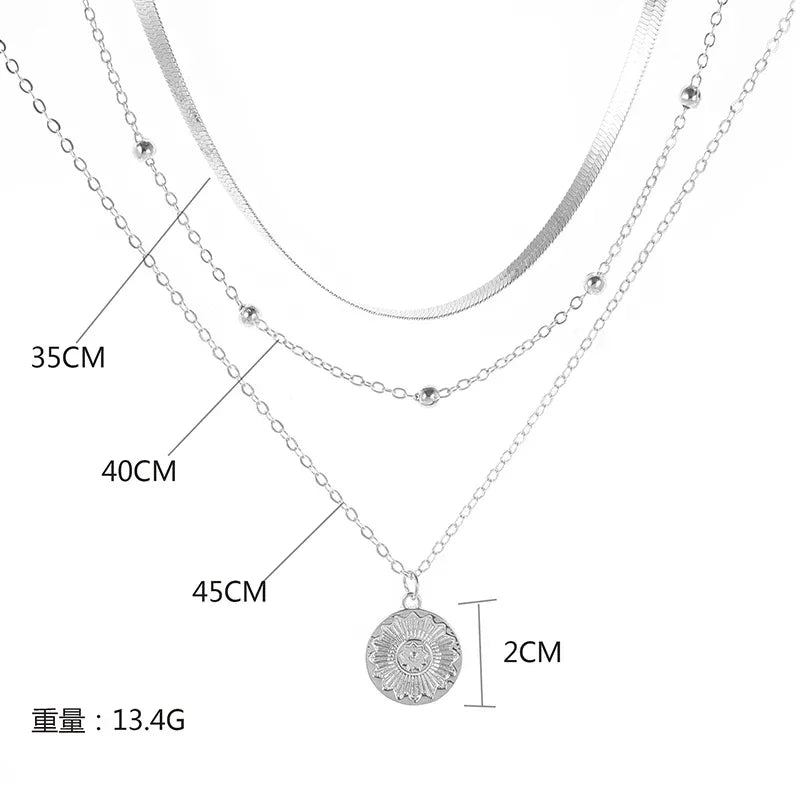 Round Pendant Necklace