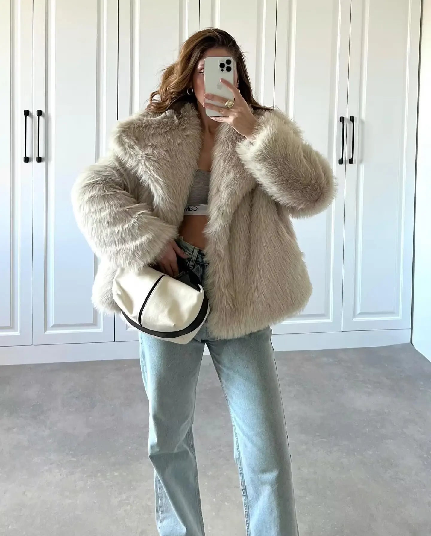 Luxe Cloud Faux Fur Coat