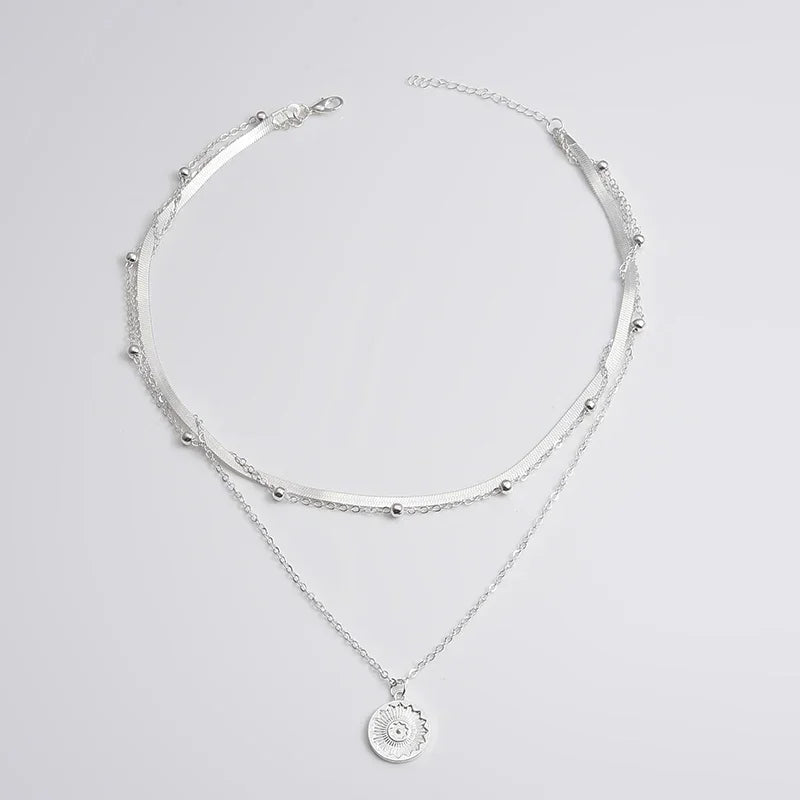 Round Pendant Necklace