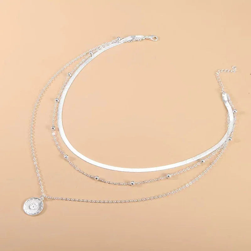 Round Pendant Necklace