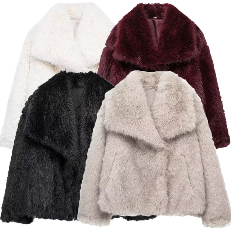 Luxe Cloud Faux Fur Coat
