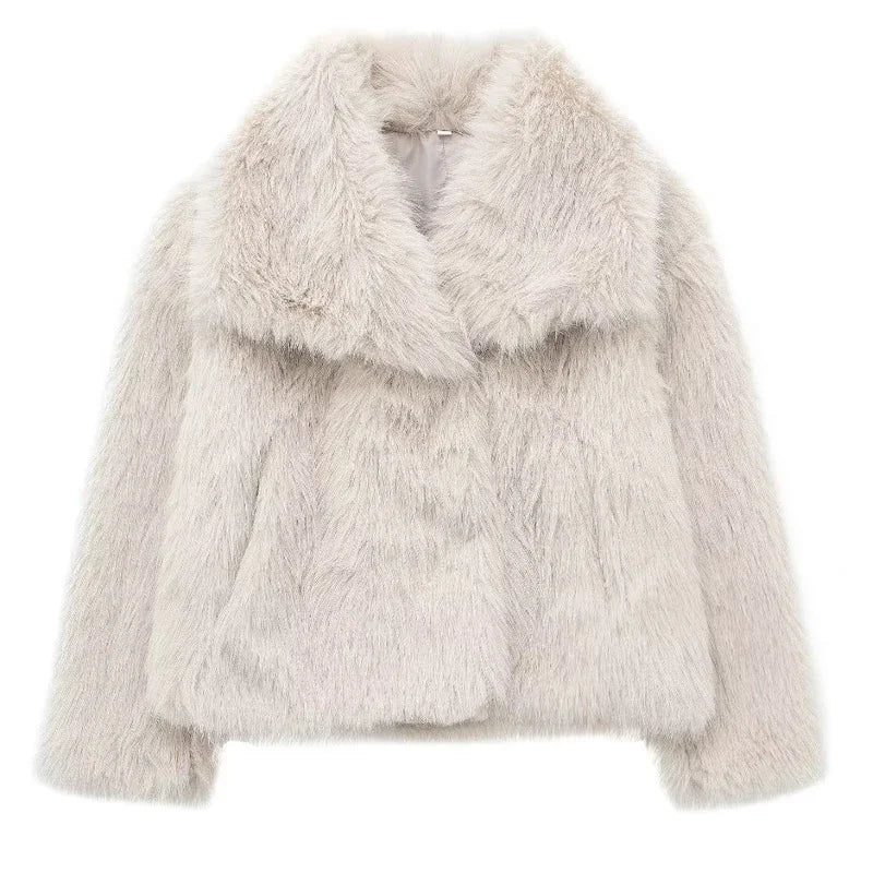 Luxe Cloud Faux Fur Coat