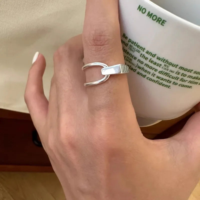 Trendy Silver Ring