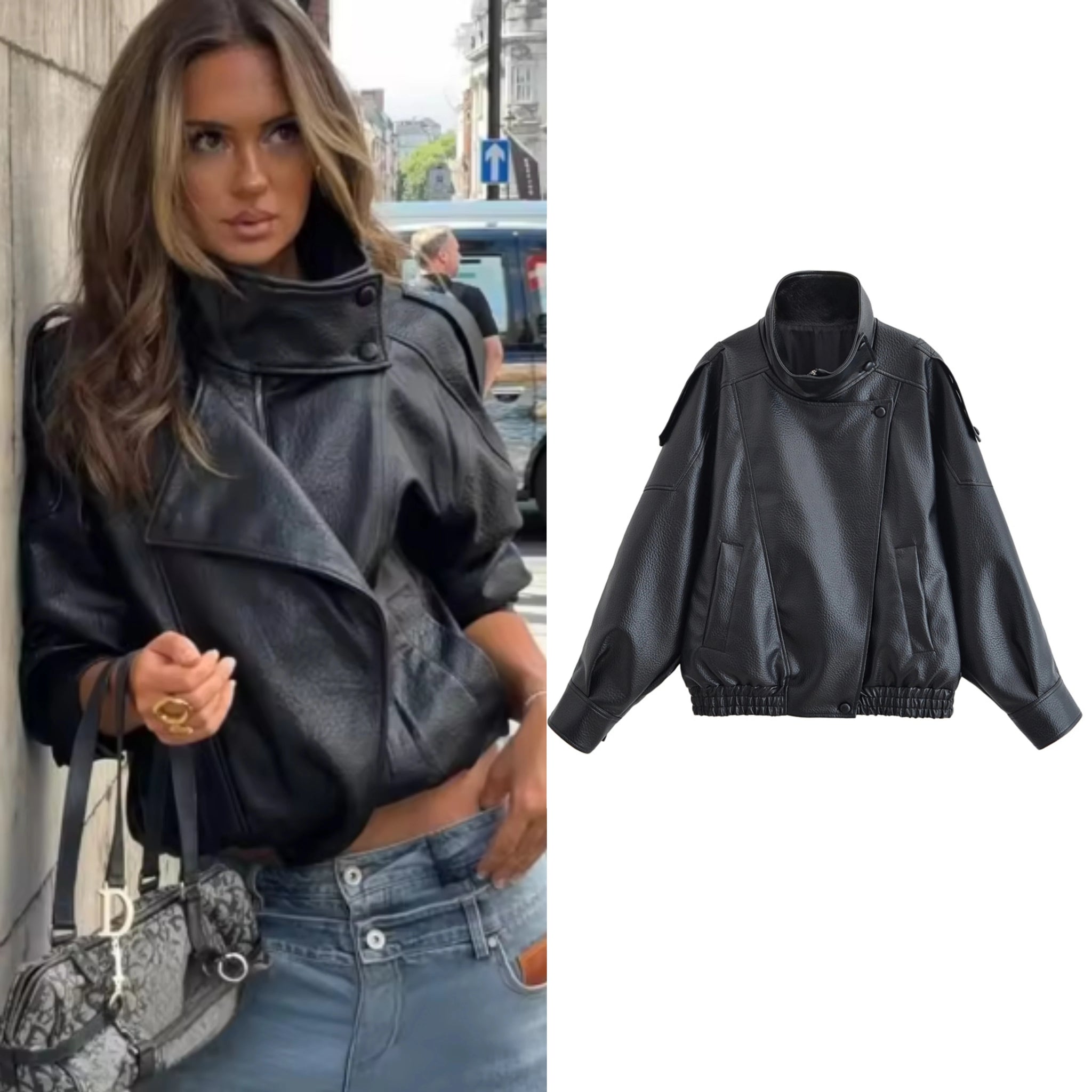 Urban Edge Leather Jacket